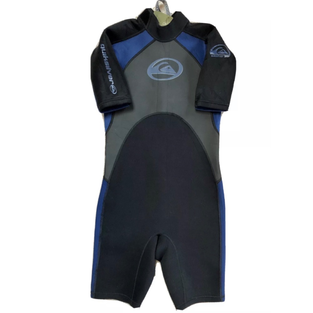 QUIKSILVER 2MM Shorty Neoprene Wetsuit Kids SZ 14